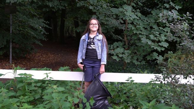 Kampf gegen Plastik: 9-Jährige sammelt Müll